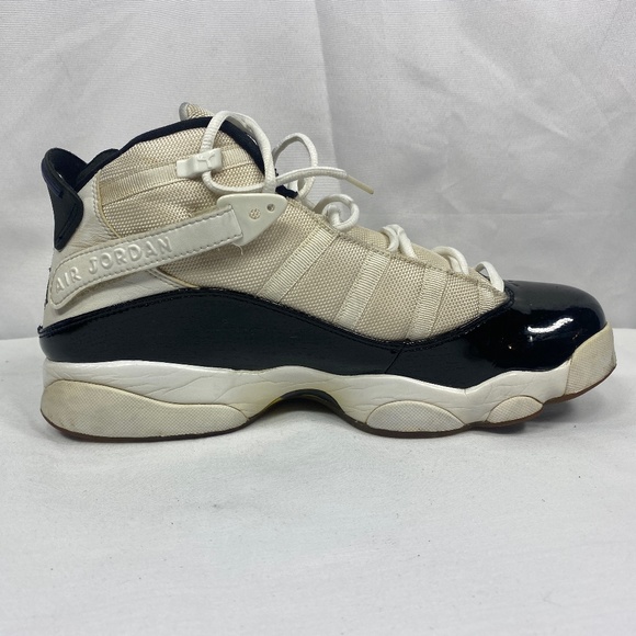 2008 NIKE Air Jordan 6 Rings VI OG Box Concord White Black 322992-151 Patent 10 - Picture 7 of 12